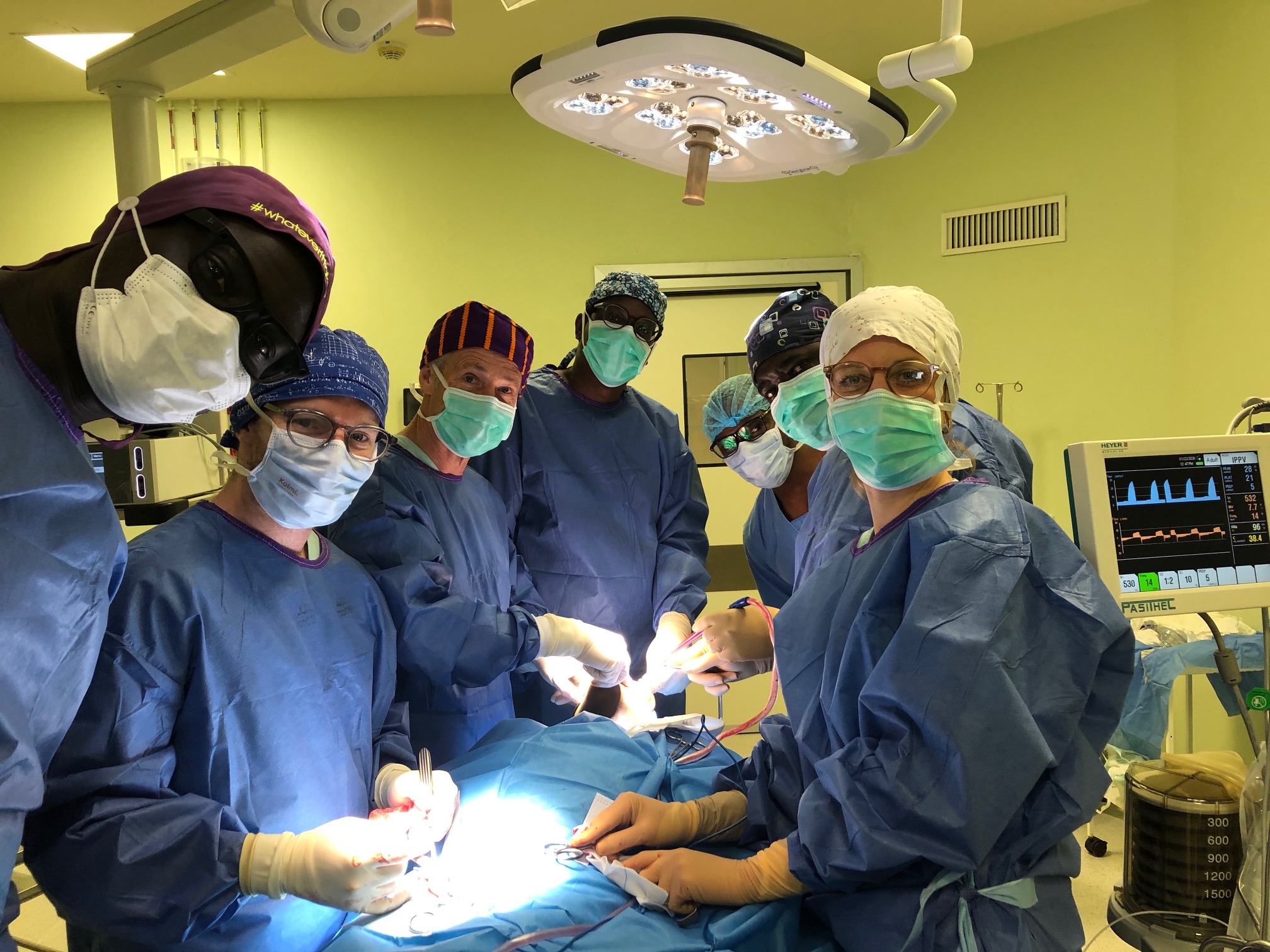 Équipe internationale mission Guinée